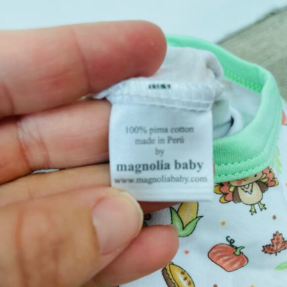 NWT Magnolia Baby 6M Giving Thanks Playsuit - Picture 6 of 6